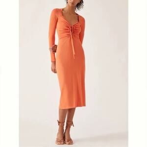 Anthropologie Callahan Mango Front Tie Dress NEW Women’s Medium